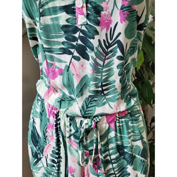 Old Navy Women's Multicolor Viscose Sleeveless Casual Jumpsuit Size X-Small - Picture 3 of 12